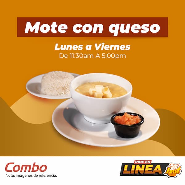 Lunch Mote con Queso