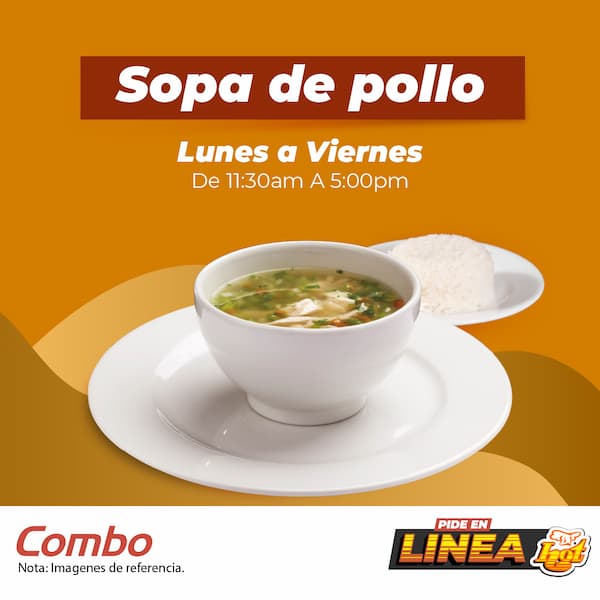 Lunch Sopa de Pollo