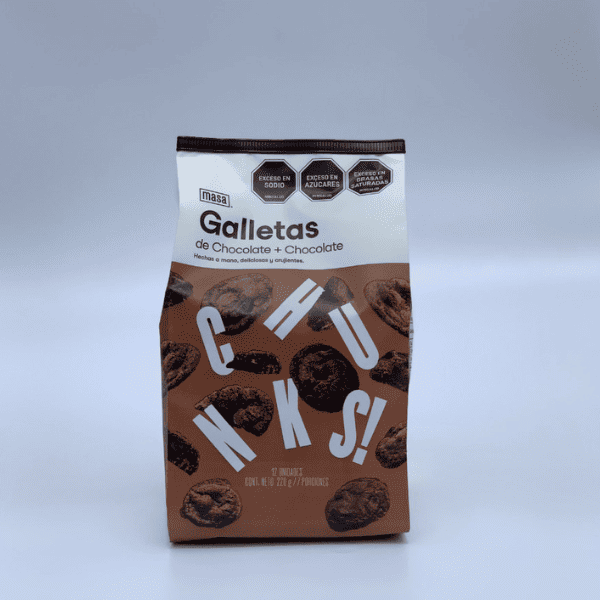 Galleta choco con chips de chocolate - Masa